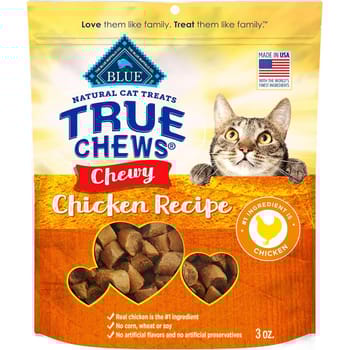 Blue Buffalo True Chews Natural Chewy Cat Treats - Chicken Recipe-product-tile