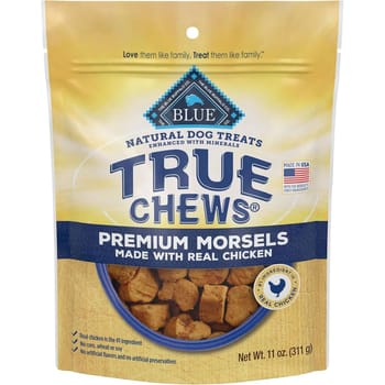 Blue Buffalo True Chews Premium Morsels Natural Dog Treats - Chicken - 11 oz bag-product-tile