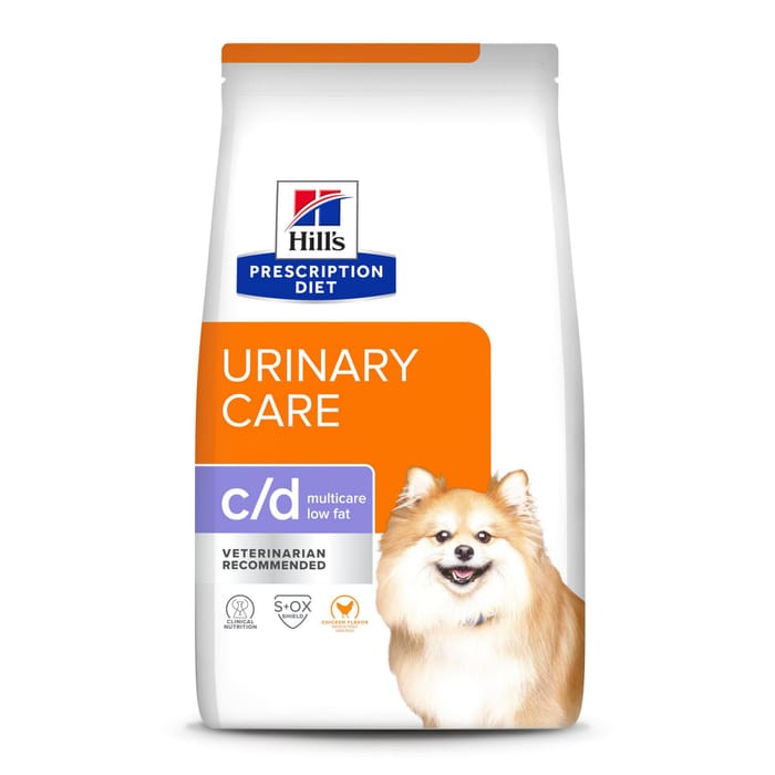 Hill's Prescription Diet c/d Multicare Low Fat Urinary Care Dry Dog Food - 27.5 lb Bag product detail number 1.0