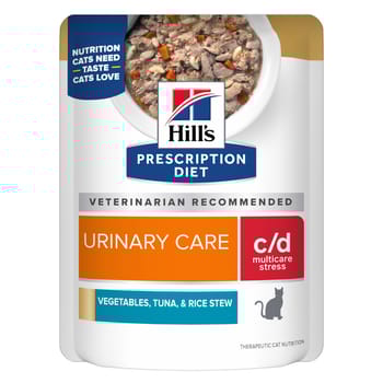 Hill's Prescription Diet c/d Multicare Stress Urinary Care Vegetables, Tuna, & Rice Stew Recipe Wet Cat Food-product-tile