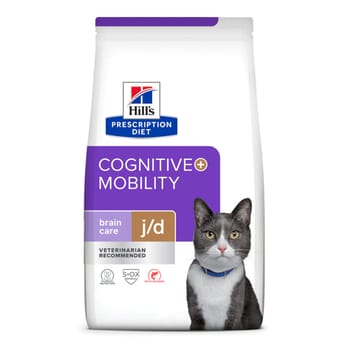 Hill's Prescription Diet j/d Cognitive + Mobillity Brain & Joint Care Salmon Dry Cat Food-product-tile