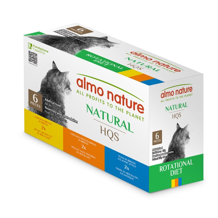 Almo Nature HQS Rotational Diet Chicken and Tuna Selections Variety Pack Wet Cat Food - 5.29oz - 6 pack product detail number 1.0