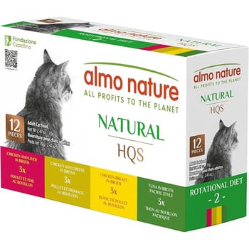 Almo Nature HQS Rotational Pack Diet 2 - Chicken and Tuna Selections Wet Cat Food-product-tile