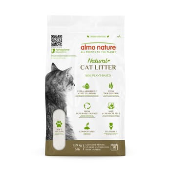 Almo Nature Unscented Clumping Plant-Based Natural Cat Litter-product-tile