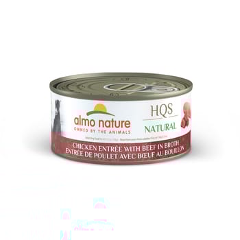 Almo Nature HQS Natural Chicken Entr&eacute;e with Beef in Broth Wet Dog Food-product-tile