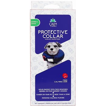 Calm Paws Inflatable Protective Dog & Cat Collar with Calming Disc-product-tile