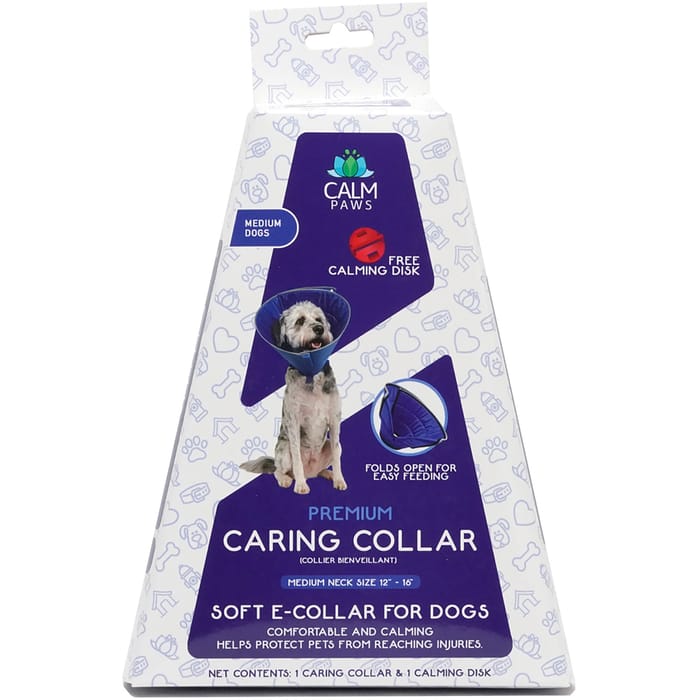 Calm Paws Recovery Caring Dog Collar with Calming Disc -  Medium product detail number 1.0