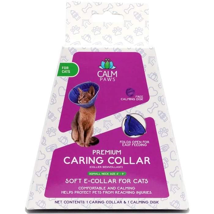 Calm Paws Recovery Caring Cat Collar with Calming Disc - Single product detail number 1.0