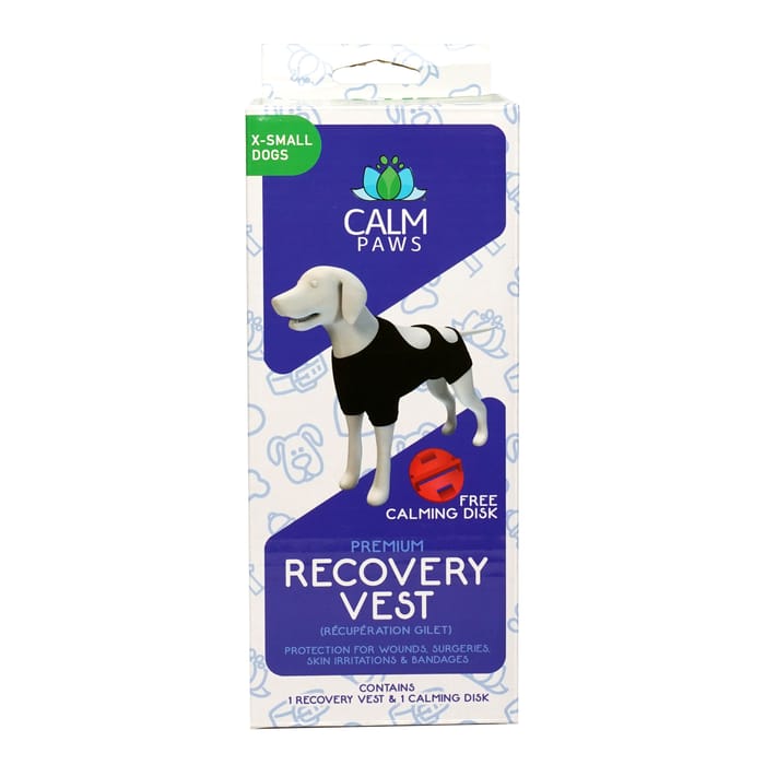 Calm Paws Calming Recovery Dog Vest with Calming Disc -  X-Small product detail number 1.0