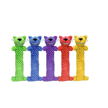 Multipet Loofa Plush Assorted Colors Cat Toy with Catnip-product-tile