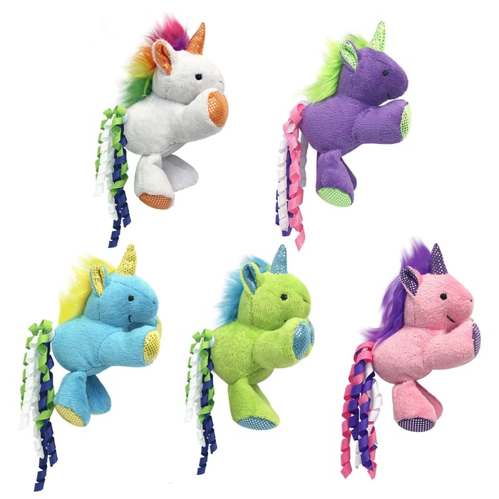 Multipet Unicorn Assorted Colors Cat Toy with Catnip - 8 in - 1 Count product detail number 1.0