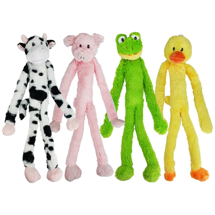 Multipet Swingin' Slevins Plush Assorted Colors Dog Toy - 27 in - 1 Count product detail number 1.0