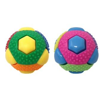 Multipet Theo Squeaker TPR Ball Assorted Colors Dog Toy-product-tile