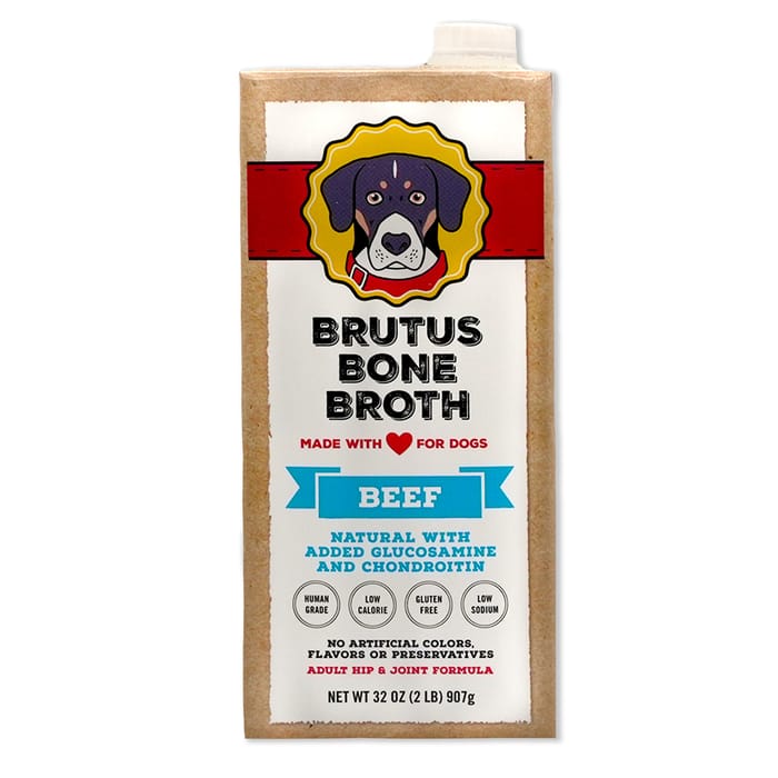 Brutus Bone Broth Dog Food Topper - Beef - 32oz product detail number 1.0