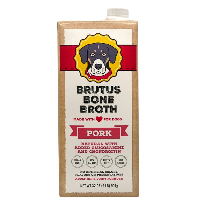 Brutus Bone Broth Dog Food Topper - Pork - 32oz product detail number 1.0