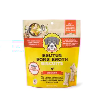 Brutus Bone Broth Dog Biscuits - Chicken - 8oz-product-tile