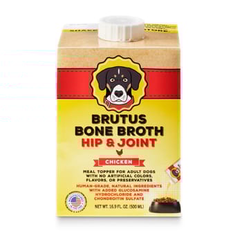 Brutus Bone Broth Dog Food Topper - Hip and Joint - Chicken- 16.9oz-product-tile