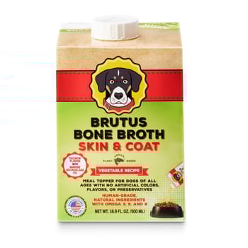 Brutus Bone Broth Dog Food Topper - Skin and Coat - Vegetable- 16.9oz-product-tile