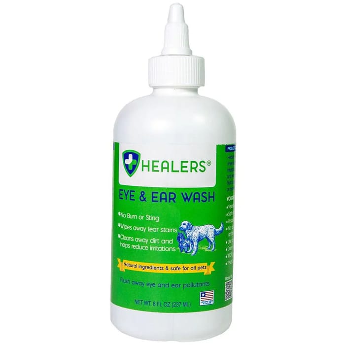 Healers Ear and Eye Wash Solution for Dogs and Cats - 8 oz Bottle product detail number 1.0