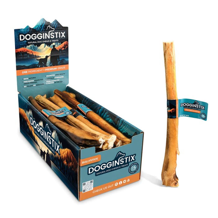 Dogginstix Grass-Fed Natural Bully Stick Dog Treat - 12'' Monster product detail number 1.0