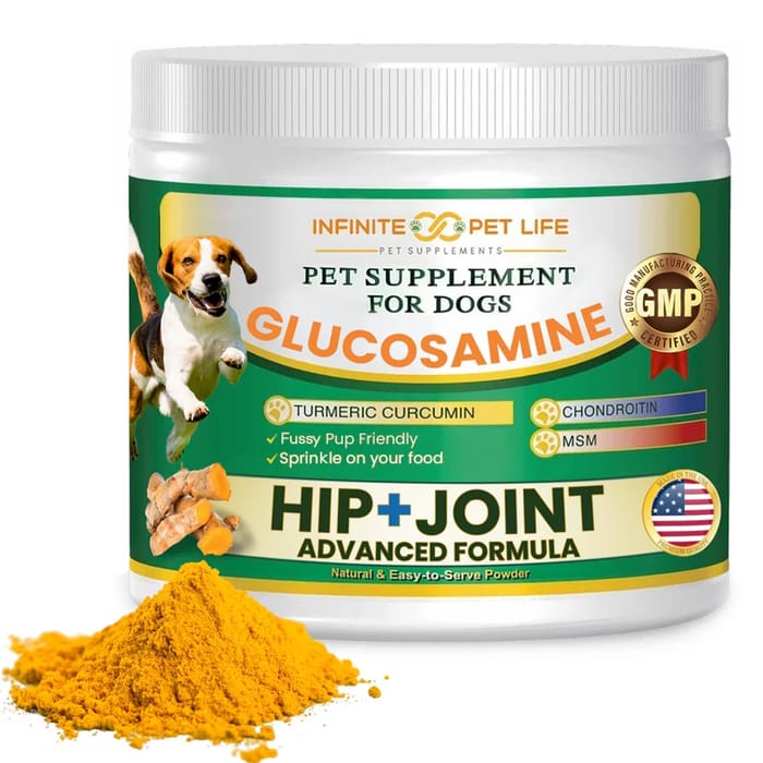 Infinite Pet Life Ultimate Hip & Joint Instant Peanut Butter Powder Supplement & Meal Topper for Dogs - 90 Scoops product detail number 1.0