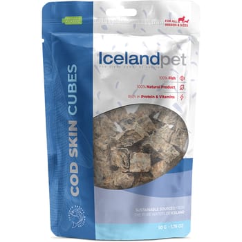 Icelandpet All-Natural Dried Cod Fish Treats for Dogs - Fish Cubes-product-tile