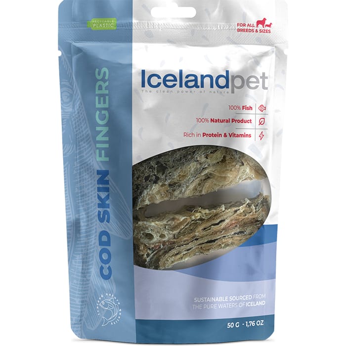 Icelandpet All-Natural Dried Cod Fish Treats for Dogs - Fish Fingers product detail number 1.0
