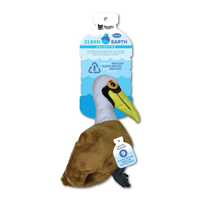 Spunky Pup Clean Earth Recycled Pelican Plush Dog Toy - Large Size product detail number 1.0