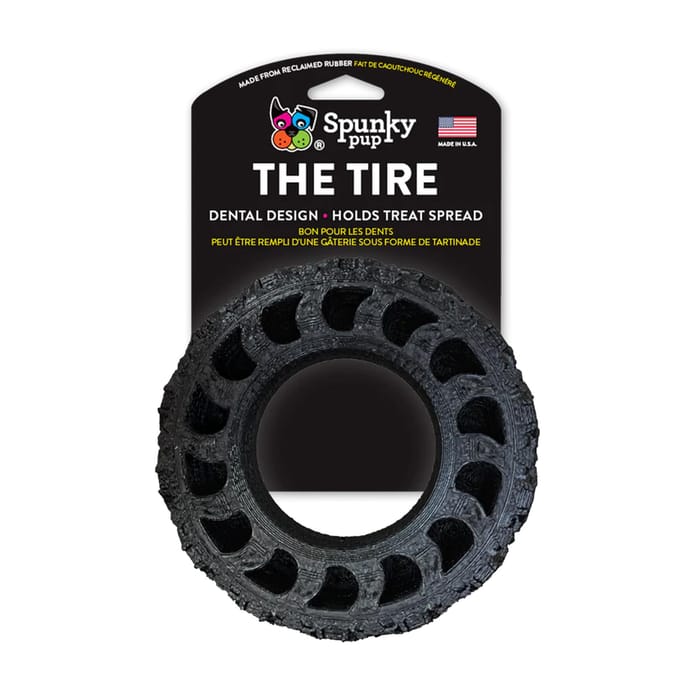 Spunky Pup The Tire Reclaimed Rubber Chew Dog Toy - Large Size product detail number 1.0