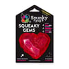 Spunky Pup Squeaky Gems Heart Chew Dog Toy - Regular