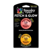 Spunky Pup Fetch & Glow Ball Assorted Color Dog Toy