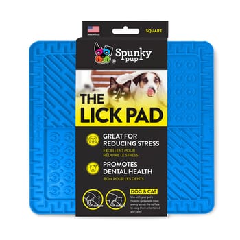 Spunky Pup Lick Pad Assorted Color Square for Dogs & Cats-product-tile