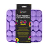 Spunky Pup Slow Feeder & Lick Pad Duo Assorted Color Petal for Dogs & Cats - 8 x 0.5 x 8 in