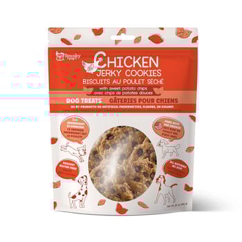 Spunky Pup Chicken Jerky Cookies with Sweet Potato Chips Treats for Dogs - 12 oz-product-tile