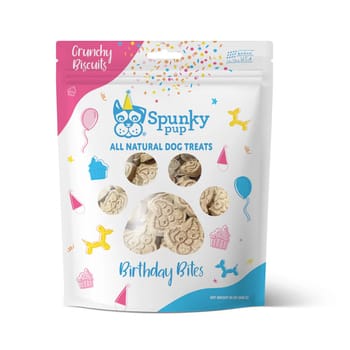 Spunky Pup Crunchy Biscuits Birthday Bites Peanut Butter Treats for Dogs-product-tile