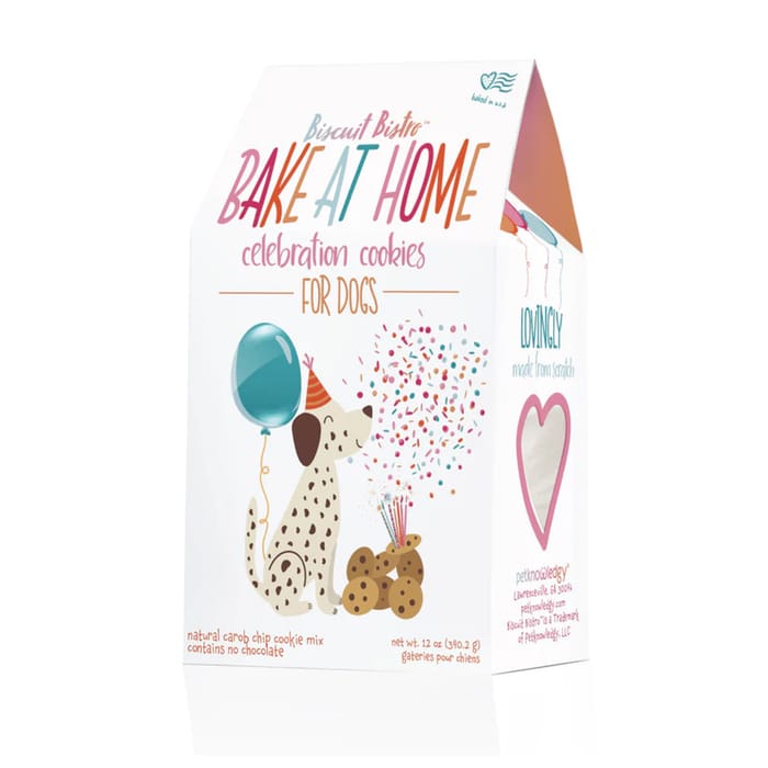 Spunky Pup Biscuit Bistro Bake At Home Celebration Cookies Carob Treats for Dogs - 12 oz product detail number 1.0