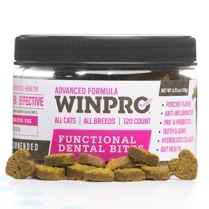 Winpro Functional Dental Bites Soft Chew Supplement for Cats - 120 Count product detail number 1.0