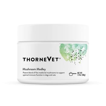 ThorneVET Mushroom Medley Immune Support Powder for Dogs and Cats - 120 Scoops-product-tile