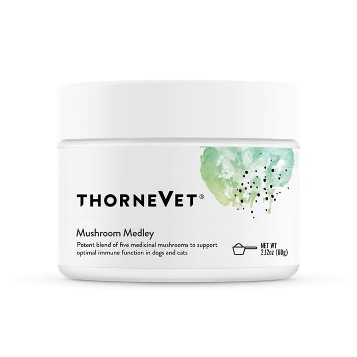 ThorneVET Mushroom Medley Immune Support Powder for Dogs and Cats - 120 Scoops product detail number 1.0
