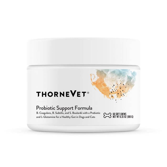 ThorneVET Probiotic Support Formula Soft Chew Supplement for Dogs and Cats - 60 Count product detail number 1.0