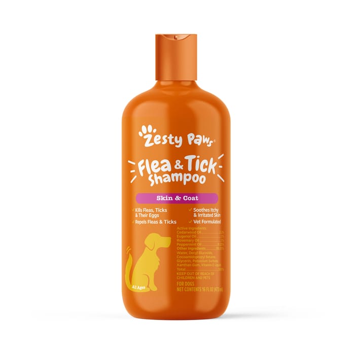 Zesty Paws Flea & Tick Shampoo for Dogs - 16 oz product detail number 1.0
