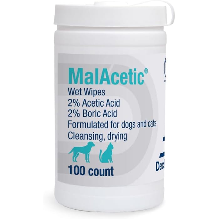 MalAcetic Wet Wipes for Dogs & Cats - 100 Count Jar product detail number 1.0