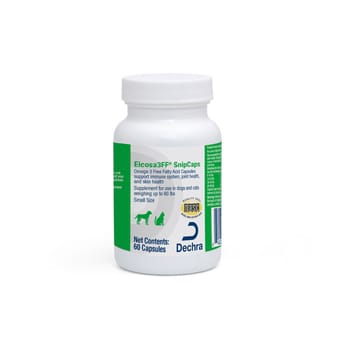 Eicosa3FF SnipCaps Omega 3 Capsules for Small Dogs & Cats Up to 60 lbs - 60 Count Bottle-product-tile