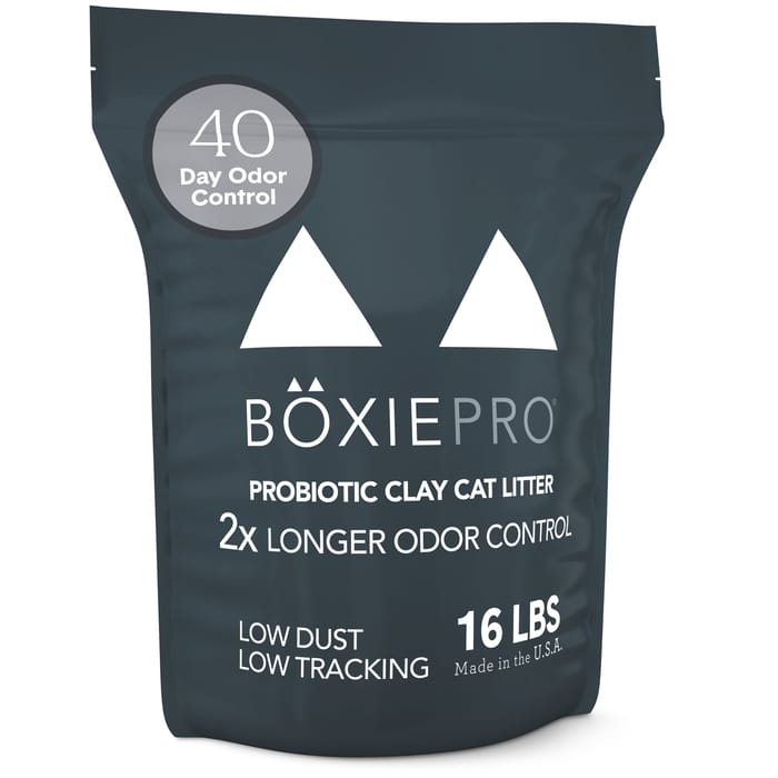 BoxiePro Deep Clean, Scent Free, Probiotic Clumping Clay Litter - 16 lb Bag product detail number 1.0