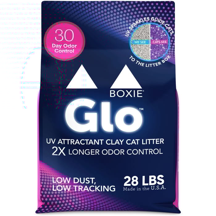 Boxiecat Glo Clumping Clay Cat Litter - 28 lb Bag product detail number 1.0