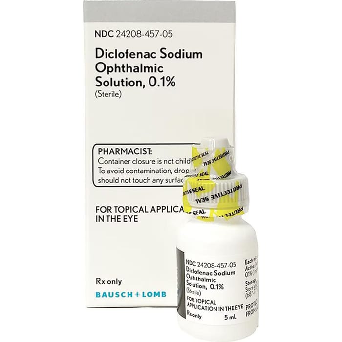 Diclofenac Sodium (Generic) Ophthalmic Solution 0.1% - 5 mL product detail number 1.0