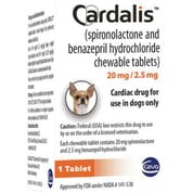 Cardalis Chewable Tablets for Dogs - 20mg/2.5mg - 1 ct