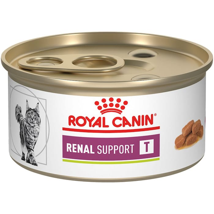 Royal Canin Veterinary Diet Feline Renal Support T Thin Slices In Gravy Wet Cat Food - 3.0 oz Cans - Case of 6 product detail number 1.0