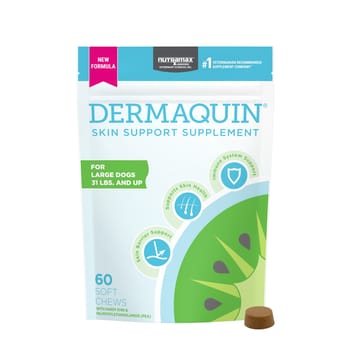 Nutramax Dermaquin Skin Support Soft Chew Supplement for Large Dogs - 60 Count-product-tile