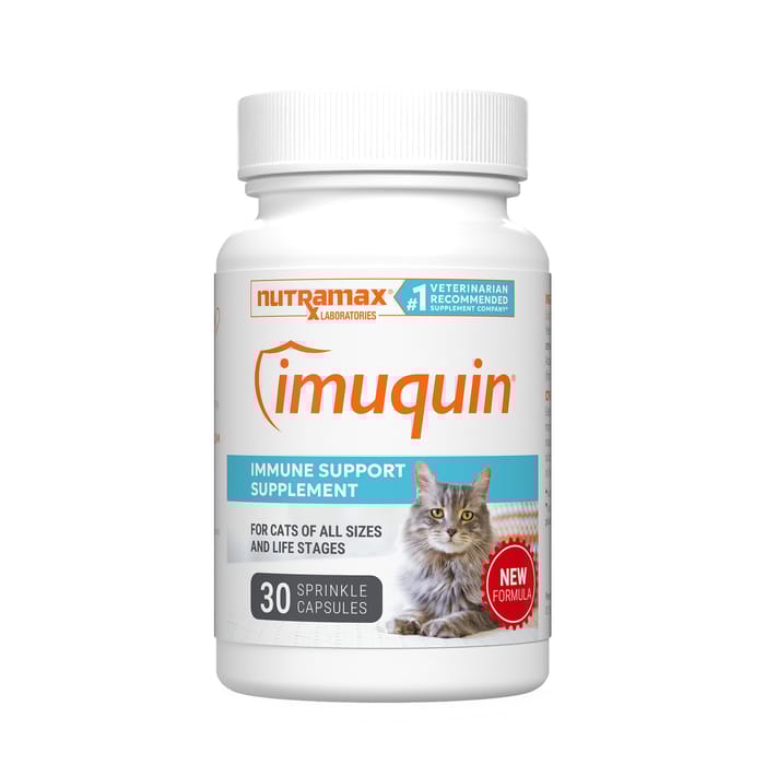 Nutramax Imuquin Immune Support Sprinkle Capsule Supplement for Cats - 30 Count product detail number 1.0